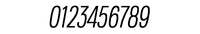 TofinoCond BookItalicPersonal Font OTHER CHARS