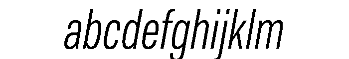 TofinoCond BookItalicPersonal FONT