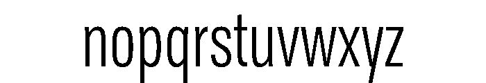 TofinoCond BookPersonal Font LOWERCASE