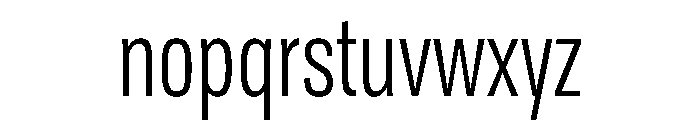 TofinoCond Book Font LOWERCASE