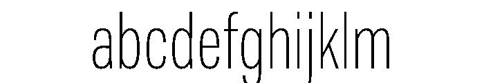 TofinoCond LightPersonal FONT