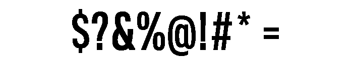 TofinoCond MediumPersonal Font OTHER CHARS