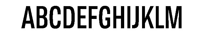 TofinoCond MediumPersonal Font UPPERCASE