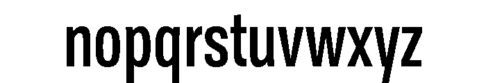 TofinoCond MediumPersonal Font LOWERCASE