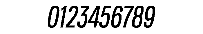 TofinoCond RegularItalicPersonal Font OTHER CHARS