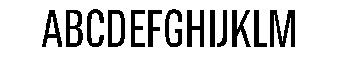 TofinoCond RegularPersonal Font UPPERCASE