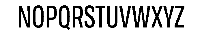 TofinoCond RegularPersonal Font UPPERCASE