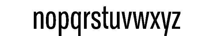 TofinoCond RegularPersonal Font LOWERCASE