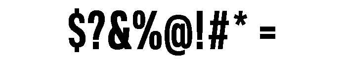 TofinoCond SemiboldPersonal Font OTHER CHARS