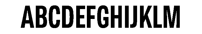 TofinoCond SemiboldPersonal Font UPPERCASE