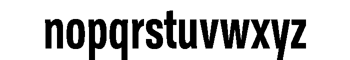 TofinoCond SemiboldPersonal Font LOWERCASE