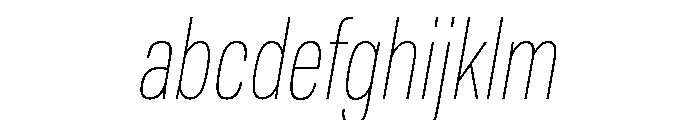 TofinoCond ThinItalicPersonal FONT