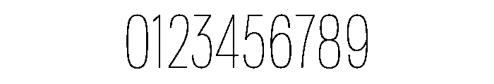 TofinoCond ThinPersonal Font OTHER CHARS