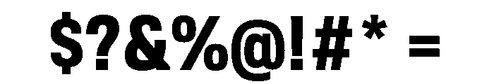 TofinoNarrow BlackPersonal Font OTHER CHARS