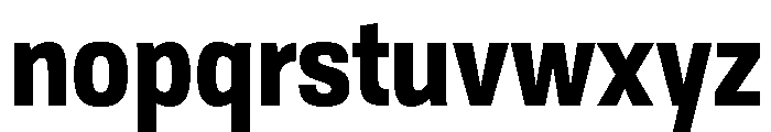 TofinoNarrow BlackPersonal Font LOWERCASE