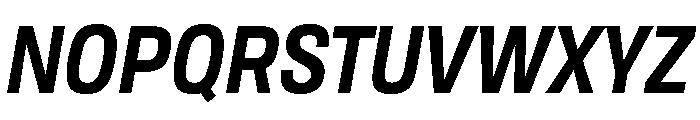 TofinoNarrow BoldItalicPersonal Font UPPERCASE