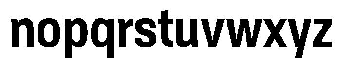 TofinoNarrow BoldPersonal Font LOWERCASE
