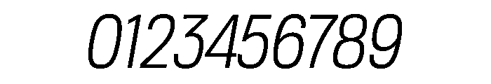 TofinoNarrow BookItalicPersonal Font OTHER CHARS