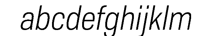 TofinoNarrow BookItalicPersonal FONT