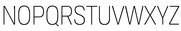 TofinoNarrow LightPersonal Font UPPERCASE