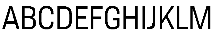 TofinoNarrow RegularPersonal Font UPPERCASE