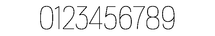 TofinoNarrow ThinPersonal Font OTHER CHARS