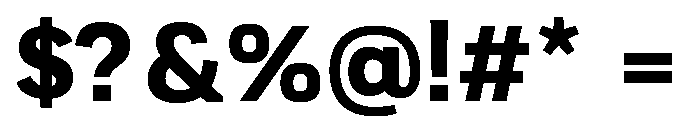 TofinoText Bold Instance Font OTHER CHARS