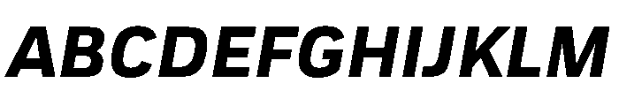 TofinoText BoldItalic Instance Font UPPERCASE