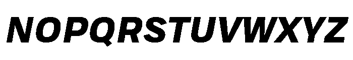 TofinoText BoldItalicPersonal Font UPPERCASE