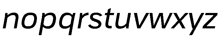 TofinoText RegularItalicPersonal Font LOWERCASE