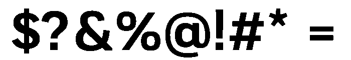 TofinoText Semibold Instance Font OTHER CHARS
