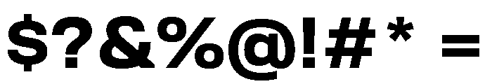 TofinoWide BoldPersonal Font OTHER CHARS