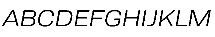 TofinoWide BookItalicPersonal Font UPPERCASE
