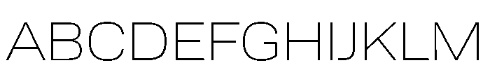 TofinoWide Light Font UPPERCASE