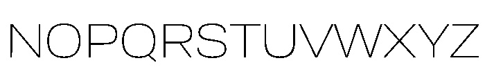TofinoWide Light Font UPPERCASE
