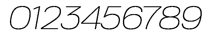 TofinoWide LightItalicPersonal Font OTHER CHARS