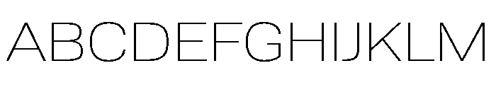 TofinoWide LightPersonal Font UPPERCASE