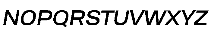 TofinoWide MediumItalicPersonal Font UPPERCASE