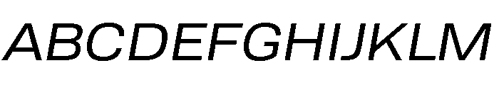 TofinoWide RegularItalicPersonal Font UPPERCASE