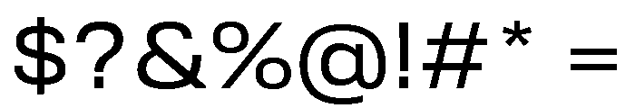 TofinoWide RegularPersonal Font OTHER CHARS