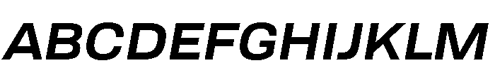 TofinoWide SemiboldItalicPersonal Font UPPERCASE
