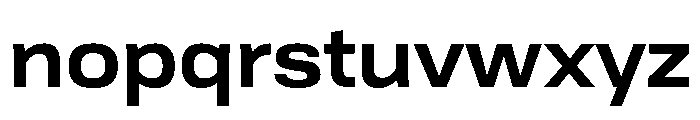 TofinoWide SemiboldPersonal Font LOWERCASE