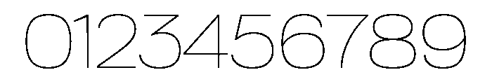 TofinoWide ThinPersonal Font OTHER CHARS