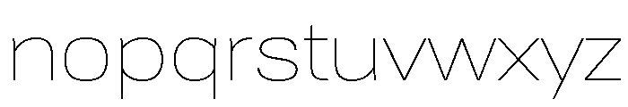 TofinoWide ThinPersonal Font LOWERCASE