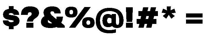 TofinoWide UltraPersonal Font OTHER CHARS