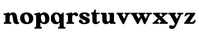 Tofmeraki Heavy Font LOWERCASE