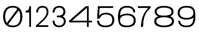 Tofonsra Thin Font OTHER CHARS