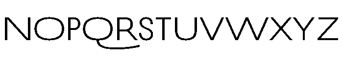 Tofonsra Thin Font UPPERCASE