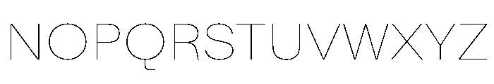Tofrauha Thin Font UPPERCASE