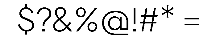 Tofsatori Light Font OTHER CHARS